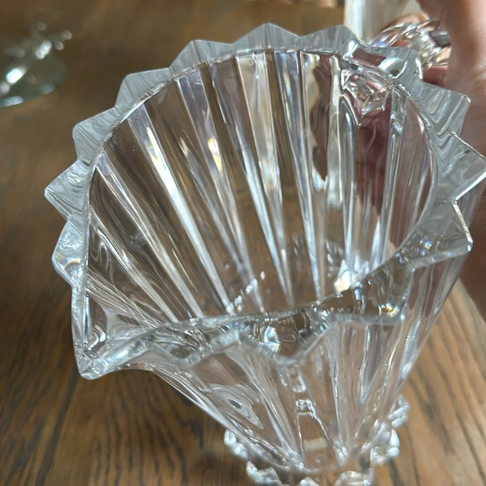 Rosenthal Blossom Art Deco Lead Crystal Pitcher Early 20th century